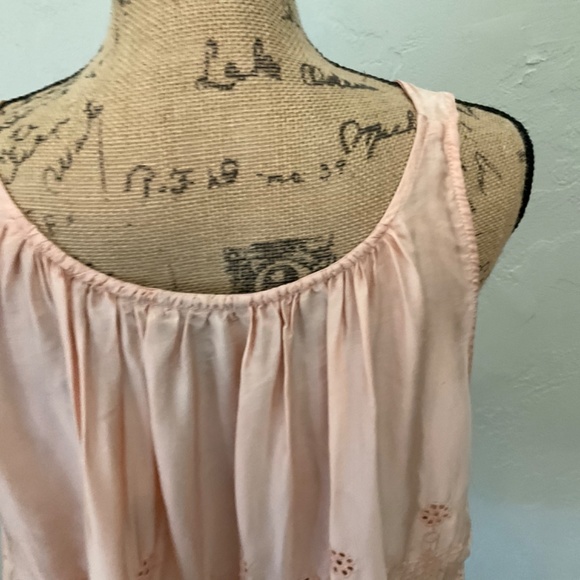 NWT Anthropologie Sadie Swing Top eyelet scoop neck layer tank camisole size 10 - Picture 10 of 16